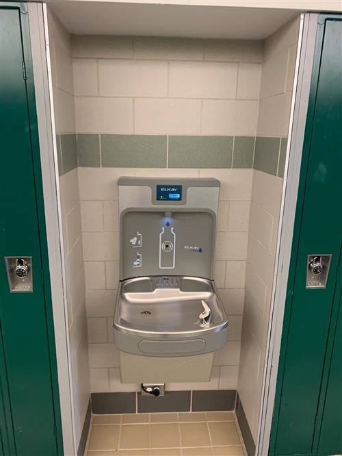 Water fountain and bottle filler