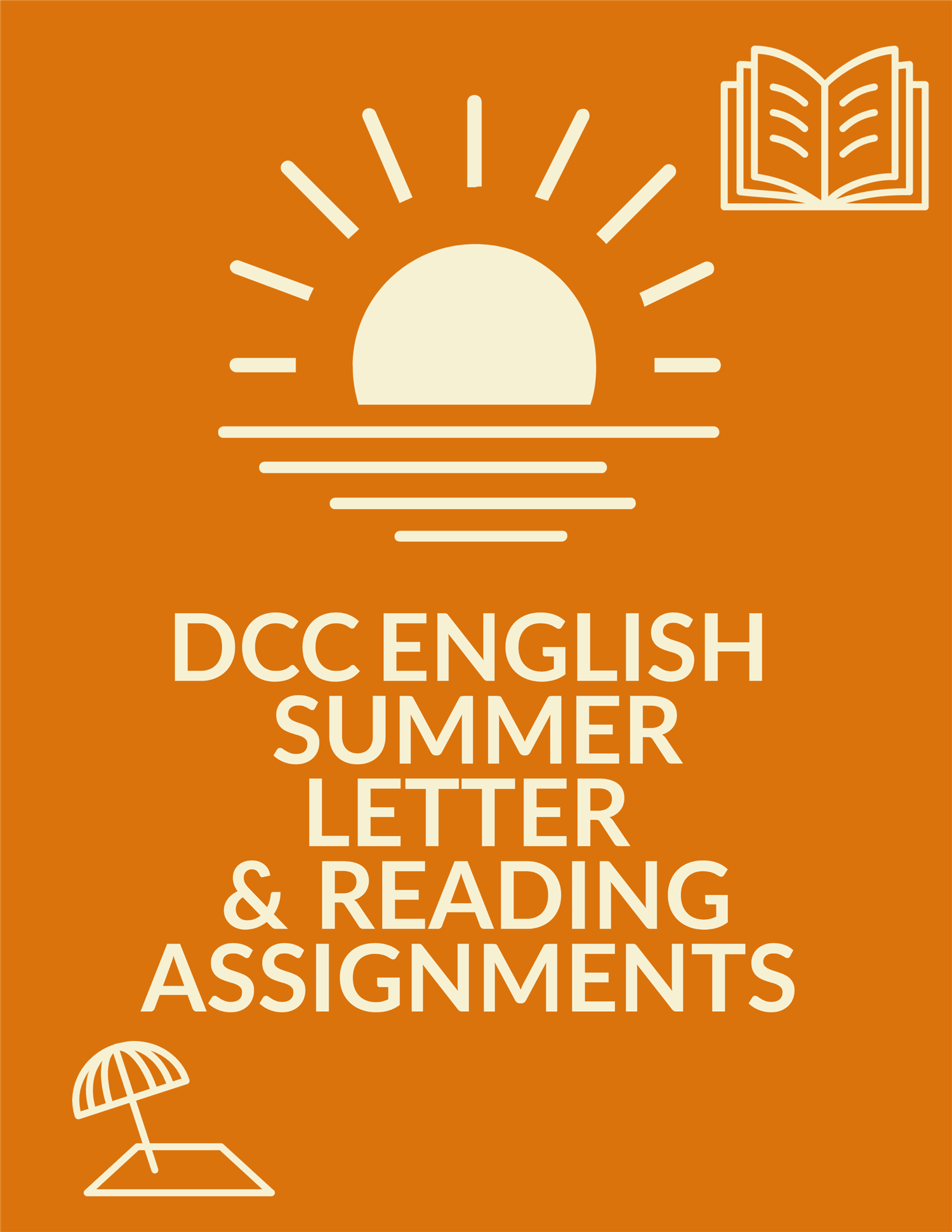 Summer Reading 2022 / DCC Summer English Letter & Assignment