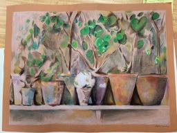 Clay Pots by Angelika Tyhansky